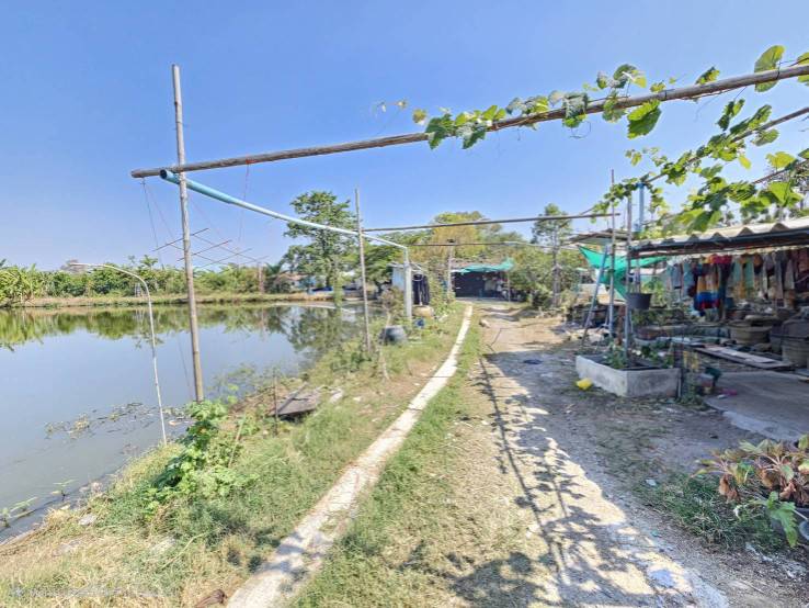 ขายด่วนที่ดินแปลงใหญ่ บางเสาธง จังหวัดสมุทรปราการ ติดถนนสาธารณะ น้ำ ไฟ พร้อม รูปที่ 5