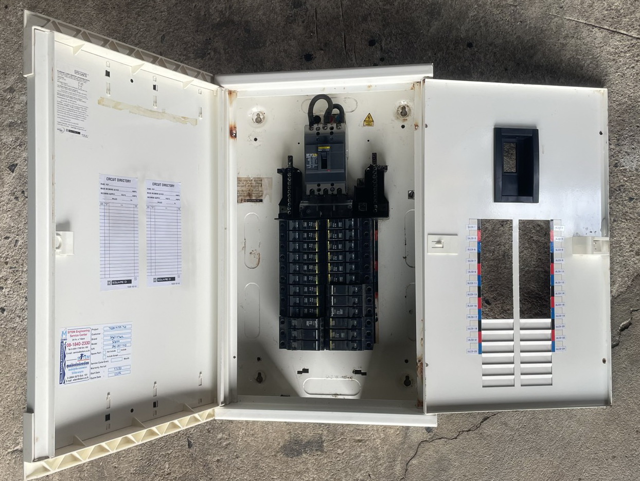 ขาย ตู้ เมน ตู้ไฟ โหลดเซ็นเตอร์ 3เฟส 80-100แอมป์ 24ช่อง Main Breaker Loadcenter 100A 24way มือสอง รูปที่ 3