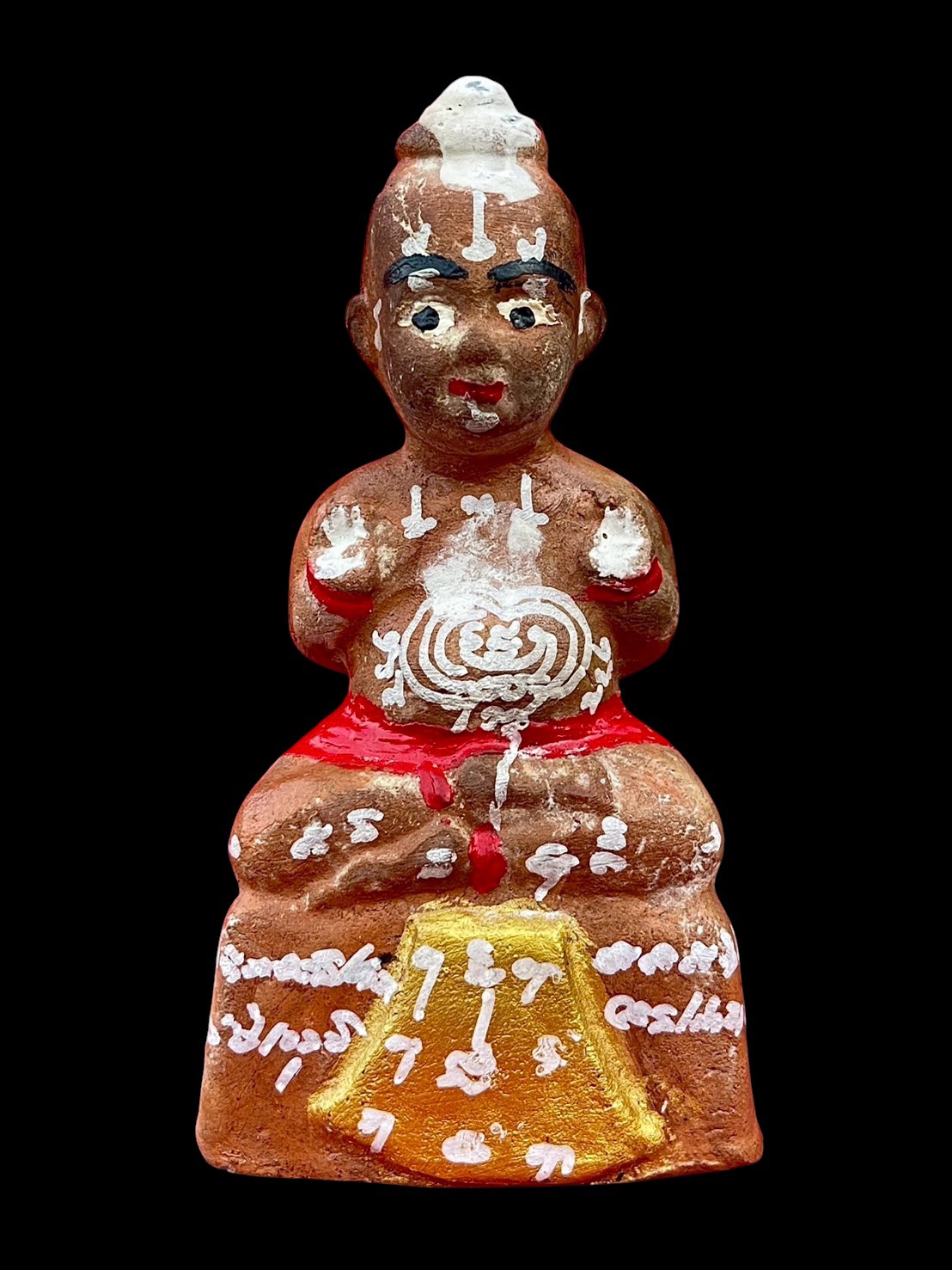 กุมารทอง เนื้อดิน หลวงปู่แย้ม รุ่นมหาเศรษฐี พิมพ์กลาง วัดสามง่าม นครปฐม รูปที่ 3