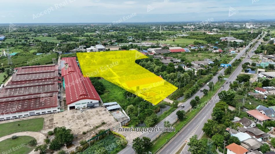 ขายที่ดินพร้อมบ้าน ติดถนนเพชรเกษม อ.บ้านโป่ง จ.ราชบุรี พิ้นที่ 26-0-88  ไร่ รูปที่ 3