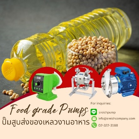 เอส ไรคส์ ขาย Food grade pump CTH Hygienic pumps ปั๊มฟู้ดเกรด คุณภาพดี รูปที่ 3