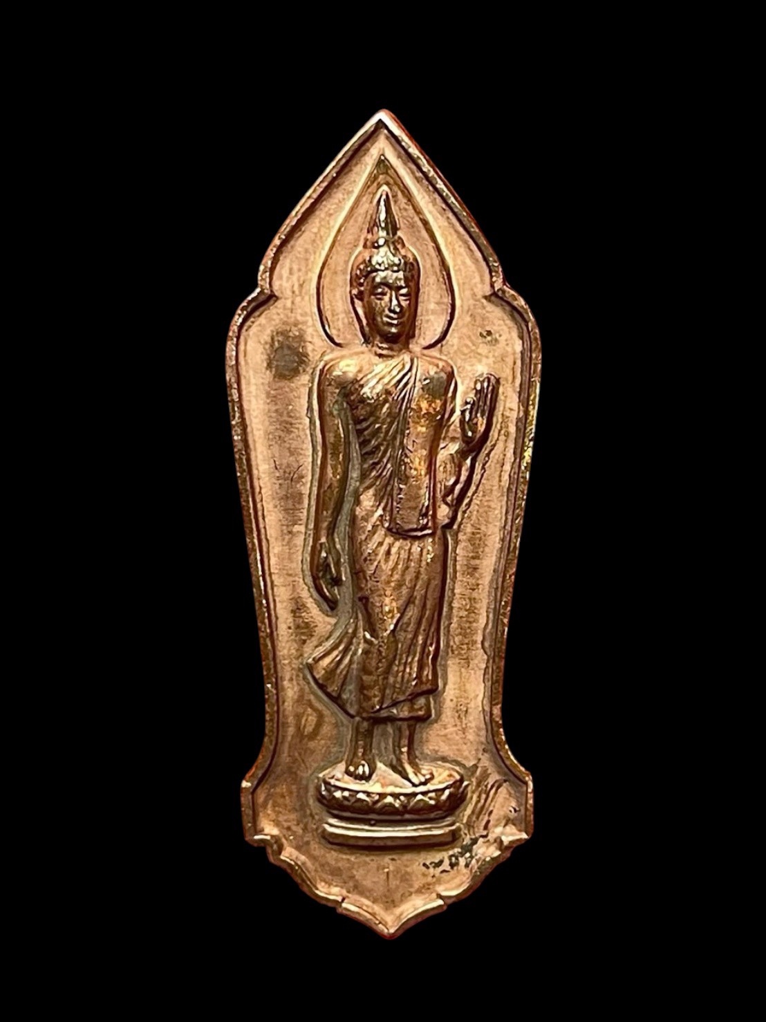 พระพุทธ25ศตวรรษ เนื้อนาค ปี2500 เหรียญพระ25พุทธศตวรรษ วัดสุทัศ กทม รูปที่ 3