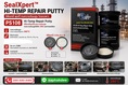 อีพ็อกซี่ทนความร้อนสูงถึง 280 องศาเซลเซียส  Seal Xpert PS108 Hi Temp Repair Putty