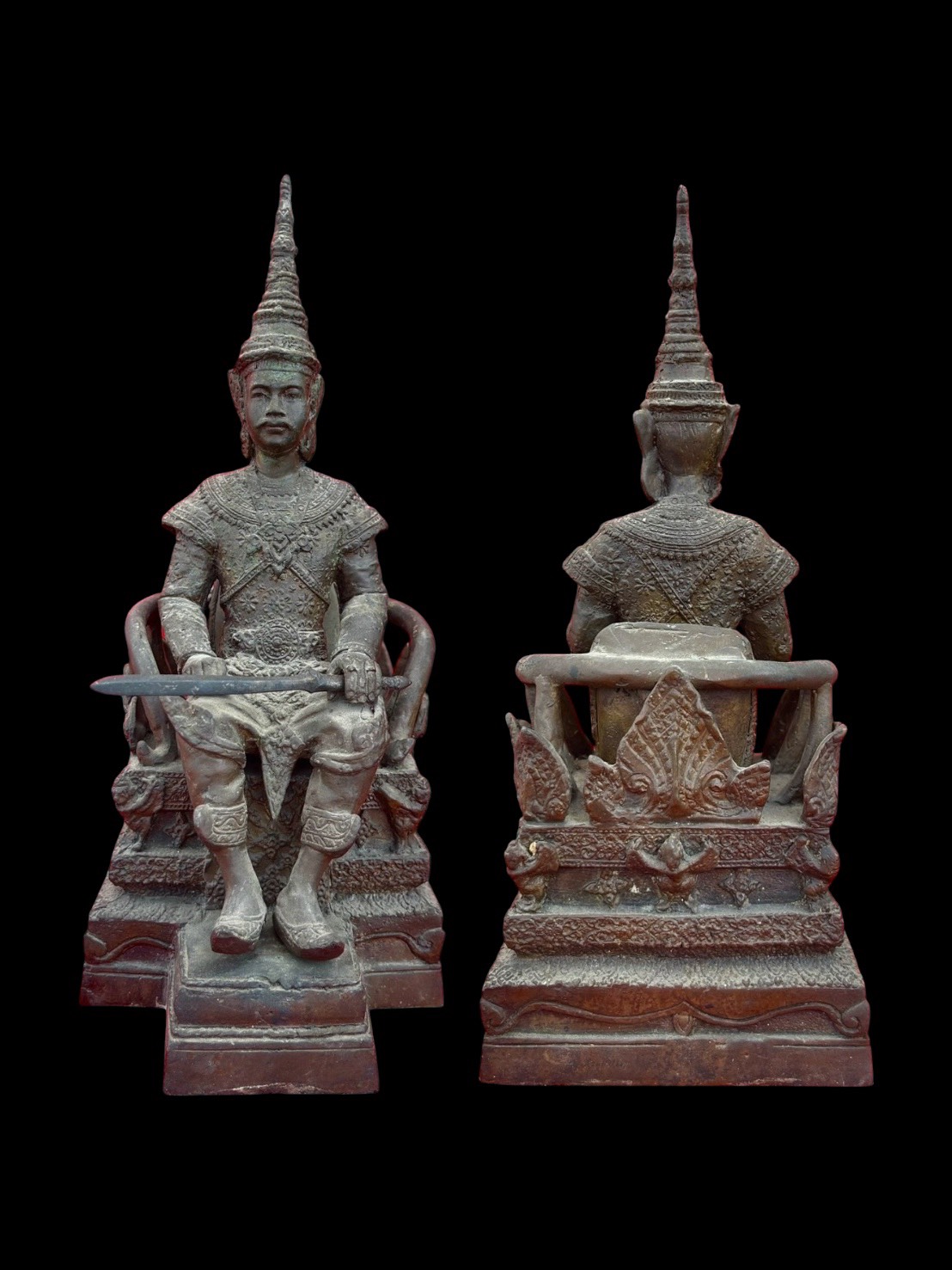 พระบรมรูป รัชกาลที่5 พระบาทสมเด็จพระจุลจอมเกล้าเจ้าอยู่หัว ทรงนั่งบัลลังก์ รูปที่ 7