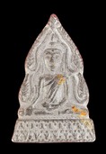 พระพุทธชินราช หลวงปู่เฮี้ยง วัดป่าฯ ชลบุรี เนื้อตะกั่ว ปี2505 พิมพ์หน้าใหญ่