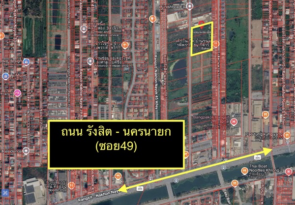 [เจ้าของขายเอง] ขายที่ดิน ซอยรังสิต-นครนายก 49 (คลอง 2) ขนาด 5 ไร่ 3 งาน 19 ตร.ว. ทำเลรองรับเมกะโปรเจกต์ Central โทร 082-229-1771 รูปที่ 3