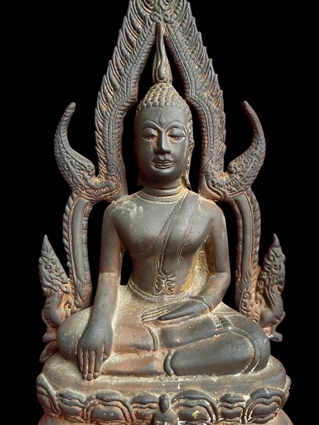 พระพุทธชินราช พระบูชา สมเด็จพระศรีเมืองทอง วัดต้นสน อ่างทอง หน้าตัก4นิ้ว รูปที่ 3