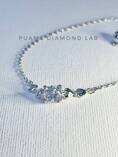 สร้อยคอเพชร ดีไซน์สวยทันสมัย ราคามิตรภาพ พร้อมใบรับประกันสินค้าที่ปุอามี่ Diamond Lab Rama2(095-8894732)