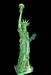 รูปย่อ หุ่นโมเดล เทพีเสรีภาพ Statue of Liberty สูง3เมตรกว่า สภาพใหม่มือหนึ่ง สีเขียว รูปที่5