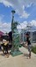 รูปย่อ หุ่นโมเดล เทพีเสรีภาพ Statue of Liberty สูง3เมตรกว่า สภาพใหม่มือหนึ่ง สีเขียว รูปที่4