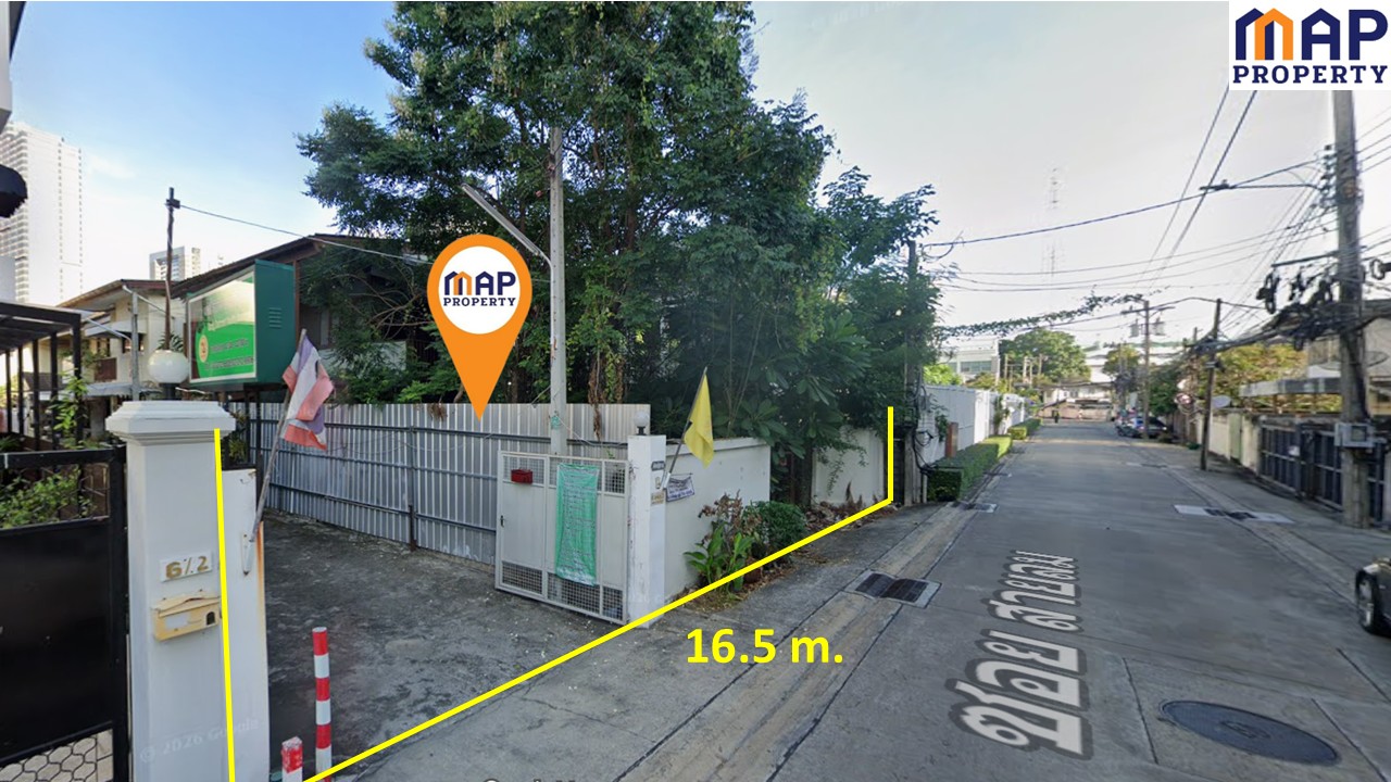 ขายที่ดิน ซอยสายลม 1 เนื้อที่ดิน 295.9 ตารางวา ขนาด 16.5 x 52 ม. พร้อมบ้าน 4 หลัง รูปที่ 3