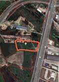 ขายที่ดินด่วน ติดถนนเพชรเกษม แปลงสวย 4 ไร่ 76 ตร.ว.  เยี่ยงโรบินสัน จ.เพชรบุรี