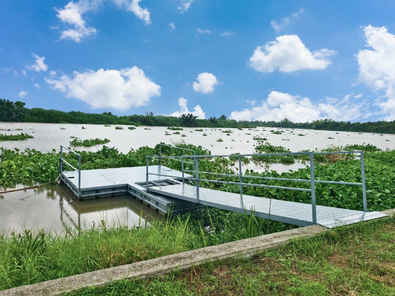 ขายบ้านเดี่ยวริมแม่น้ำสไตล์ล้านนาโมเดิร์น  วิวสวย บรรยากาศดี พร้อมท่าเรือและโป๊ะส่วนตัว ต.บางแตน จ.ปราจีนบุรี รูปที่ 7