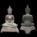 รูปย่อ พระบูชาอยุธยาทรงเครื่อง พระพุทธรูปทรงเครื่อง ฐานสามขา หน้าตัก12นิ้ว ปางสมาธิ รูปที่5