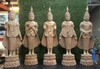 รูปย่อ พระพุทธรูปไม้ ประจำวันเกิด พระบูชาไม้สักแกะสลัก พระพุทธรูปท่ายืนบนฐานดอกบัว รูปที่1