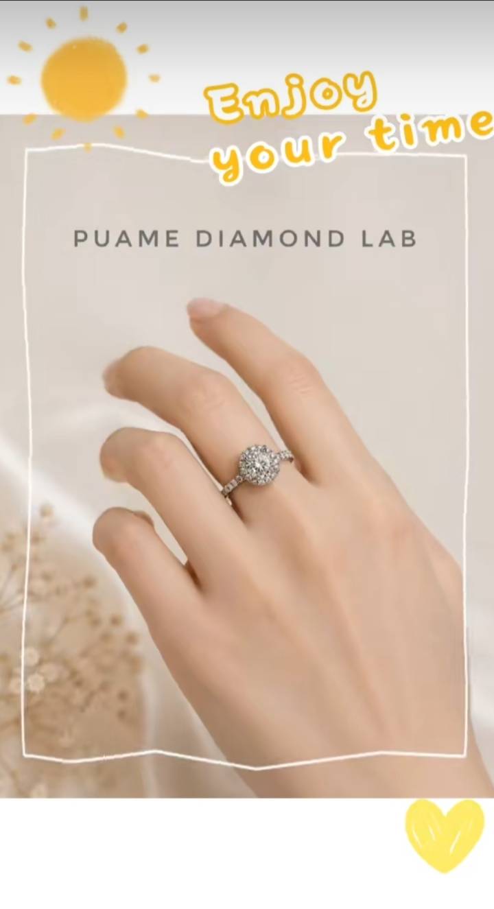 ดีไซน์สวยทันสมัย เพชรงามน้ำงาม แหวนเพชรราคามิตรภาพพร้อมใบรับประกันที่ปุอามี่ Diamond Lab Rama2(095-8894732) รูปที่ 3
