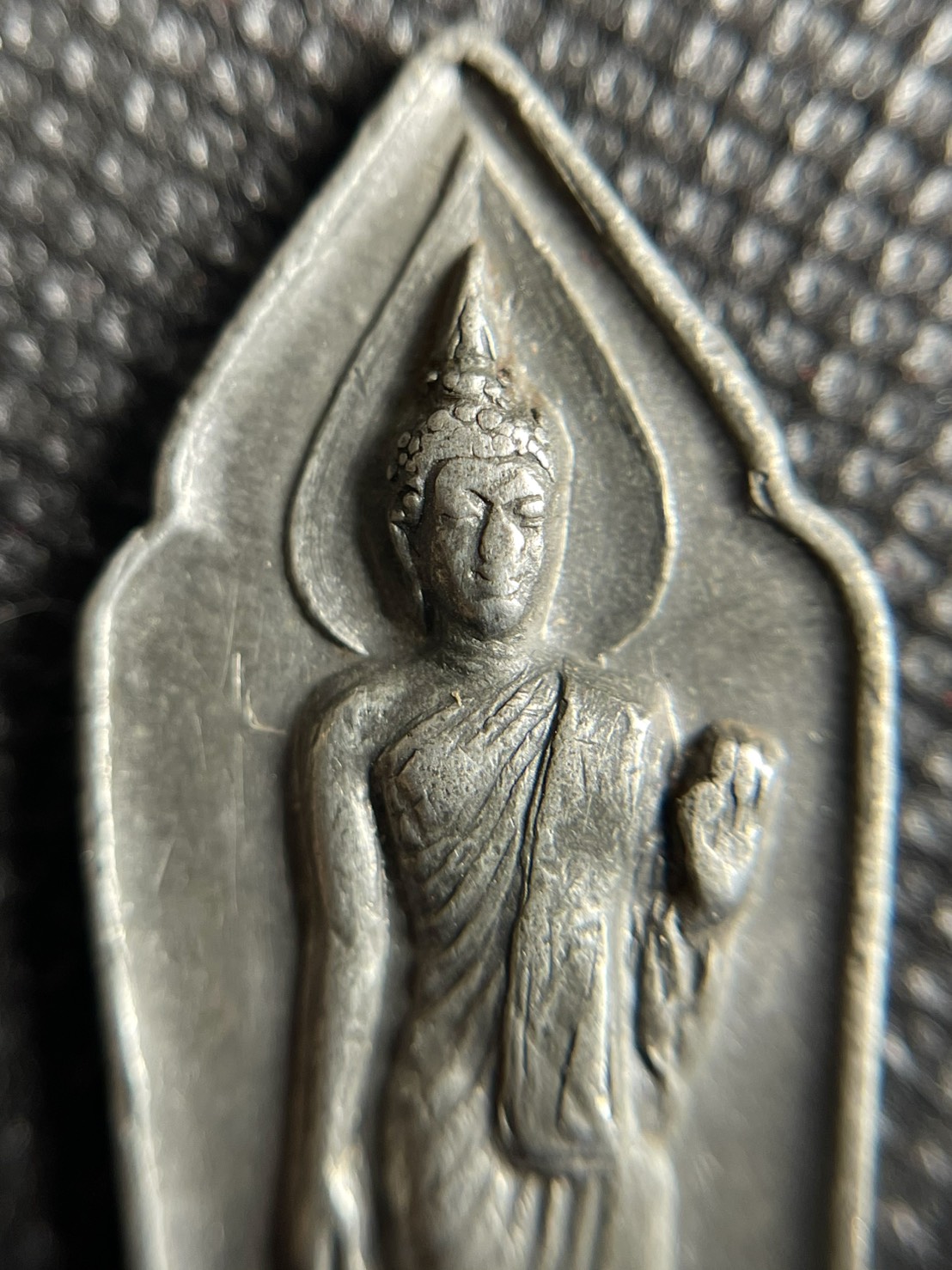พระ25ศตวรรษ เนื้อเงิน ปี2500 วาระกึ่งพุทธกาล จัดสร้างจำนวน300เหรียญ รูปที่ 7