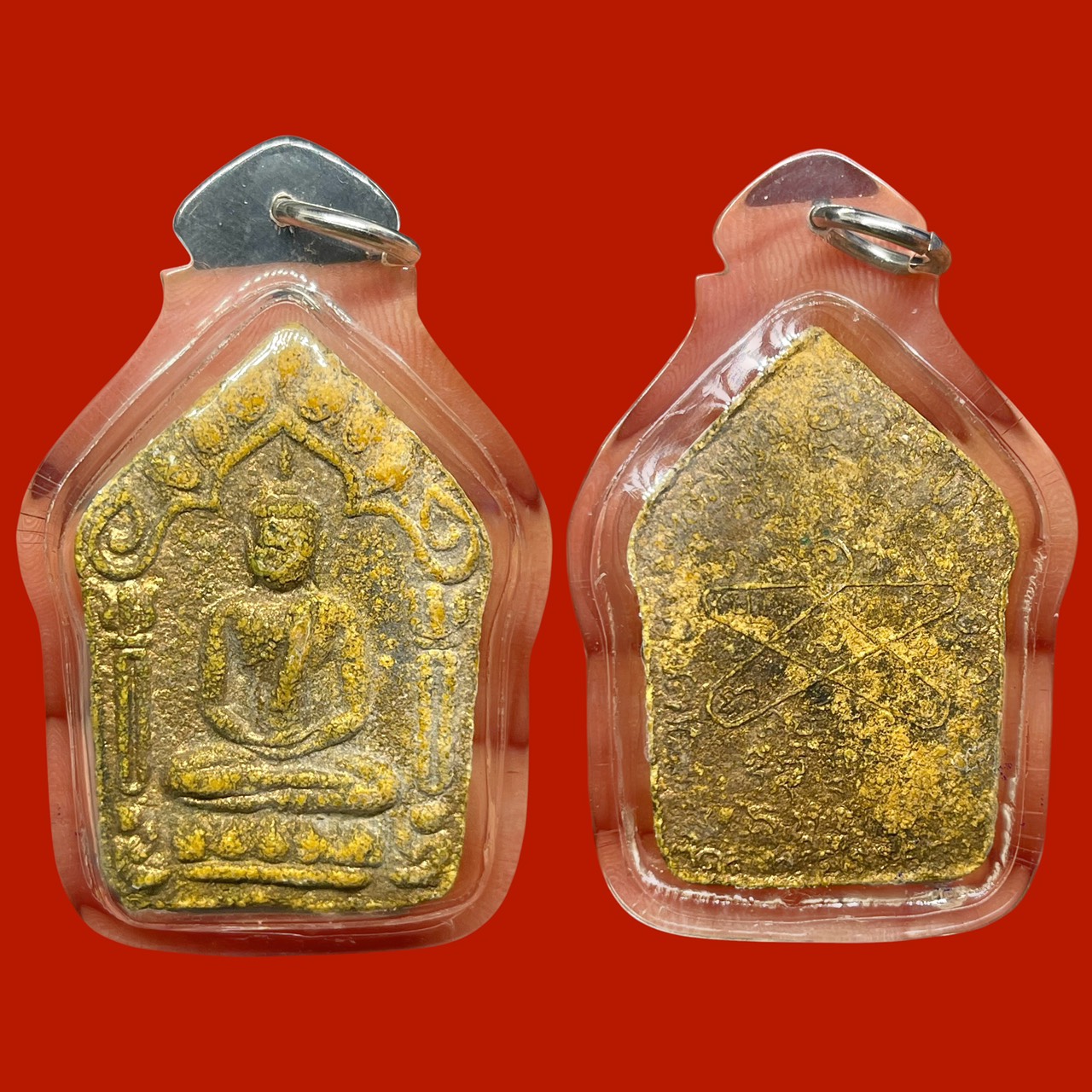 ขุนแผนหลวงปู่ทิม วัดละหารไร่ ปี15 เนื้อว่านดอกทอง พระขุนแผนผงพรายกุมาร รูปที่ 4