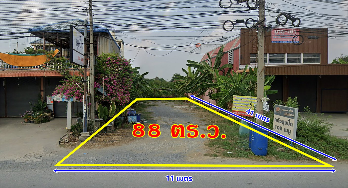 ขายที่ดินเปล่า ติดถนนปทุมธานี-บางเลน  คูบางหลวง ลาดหลุมแก้ว ปทุมธานี รูปที่ 3