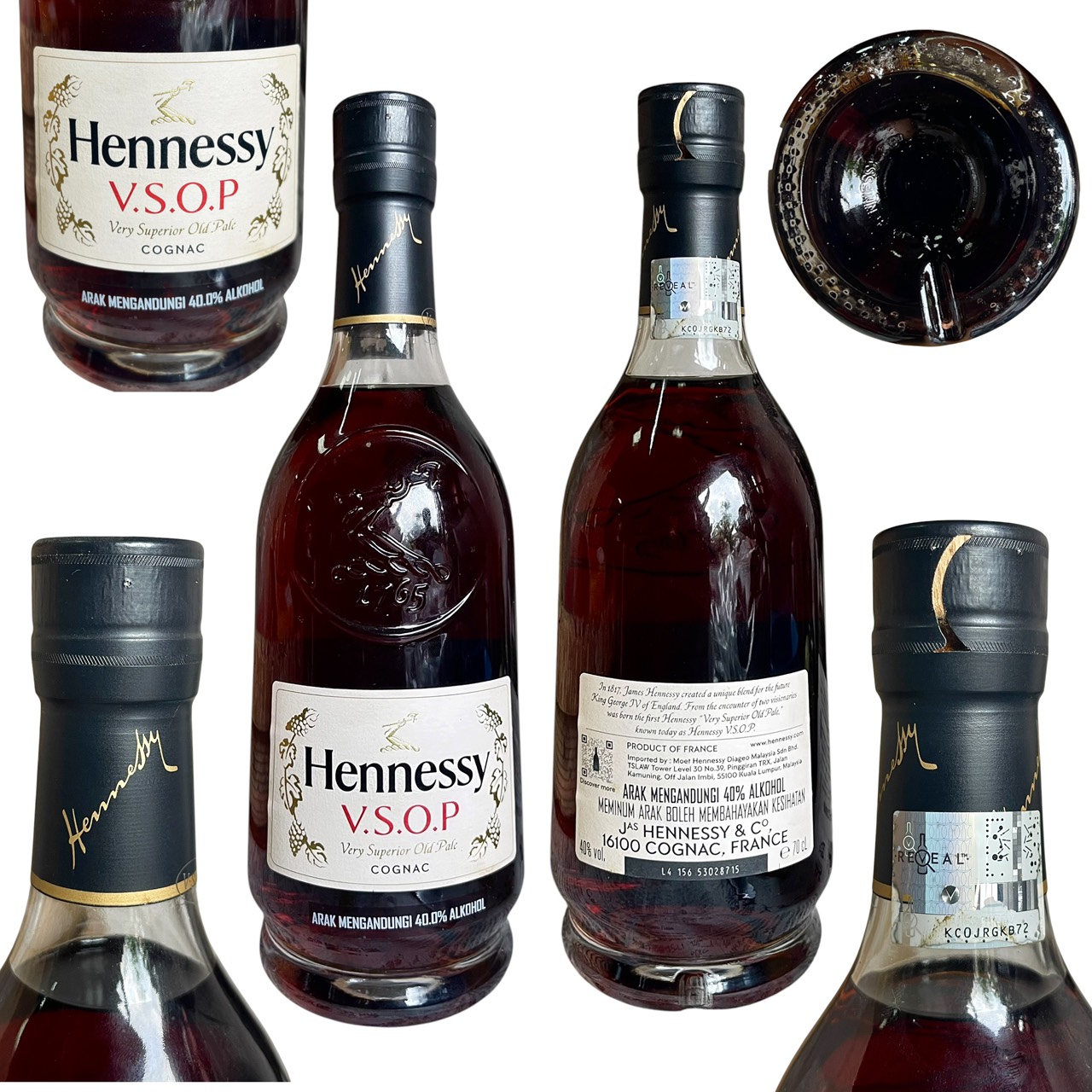 เหล้าเก่า เฮนเนสซี่ รุ่นพิเศษ Hennessy V.S.O.P Cognac คอนยัค ขนาด70cl รูปที่ 6