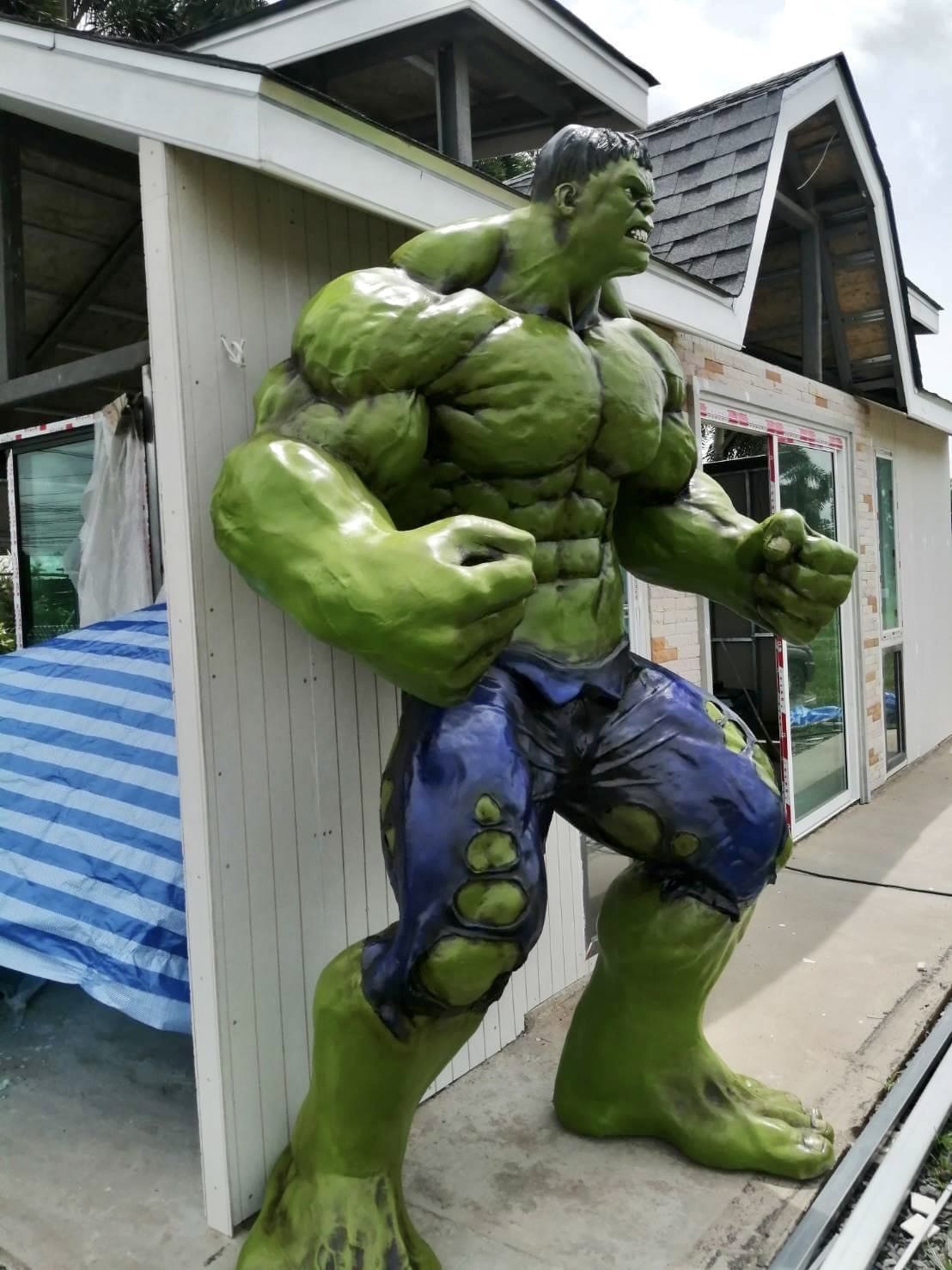 เดอะฮัค ตัวใหญ่ หุ่น The Hulk ยักษ์เขียว สูง2เมตร30ซม สภาพใหม่มือหนึ่ง รูปที่ 5