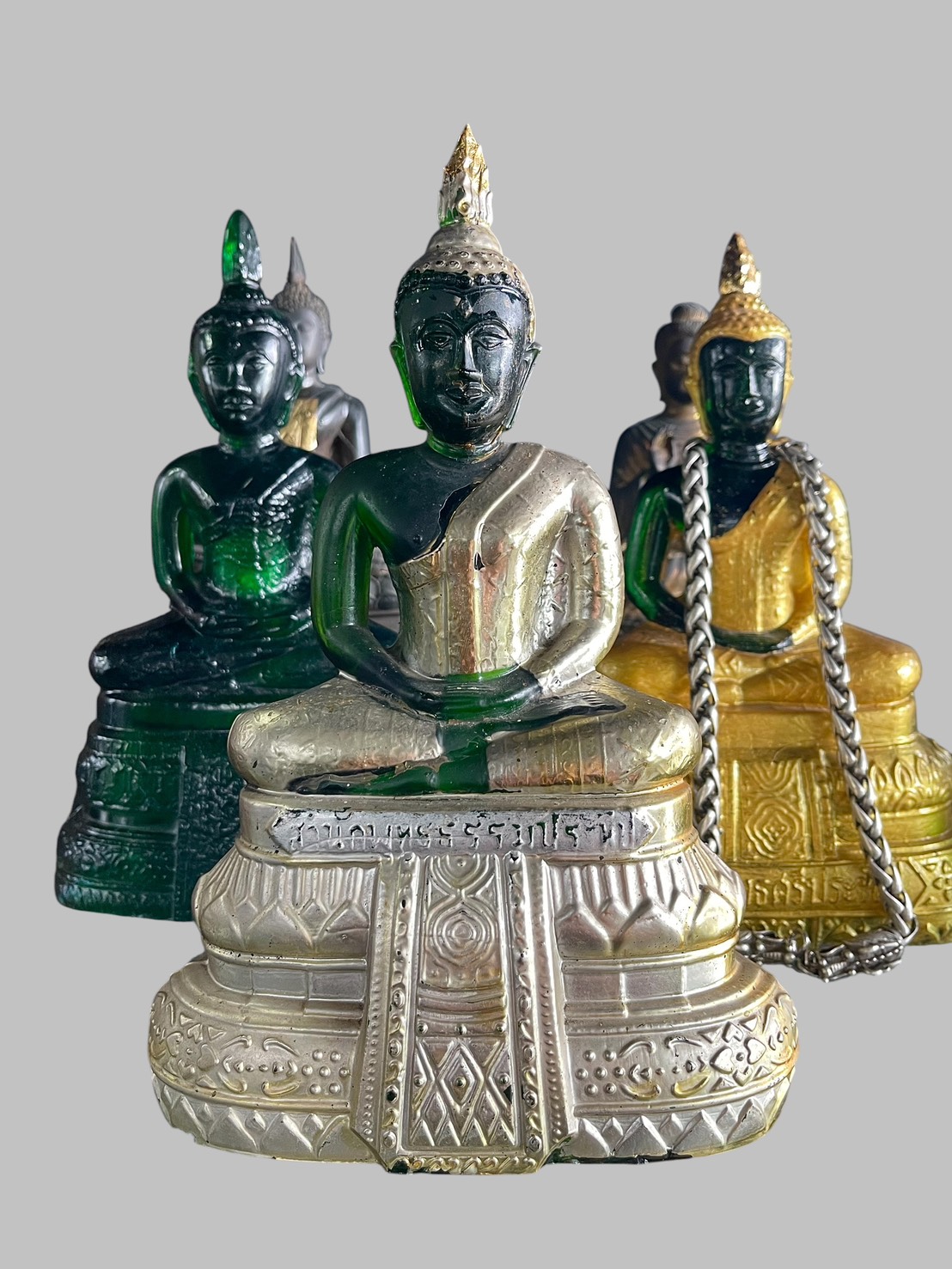 พระแก้วมรกต ปี2500 สีเขียว หน้าตัก5นิ้ว พระบูชายอดนิยม ปางสมาธิ วาระกึ่งพุทธกาล รูปที่ 5