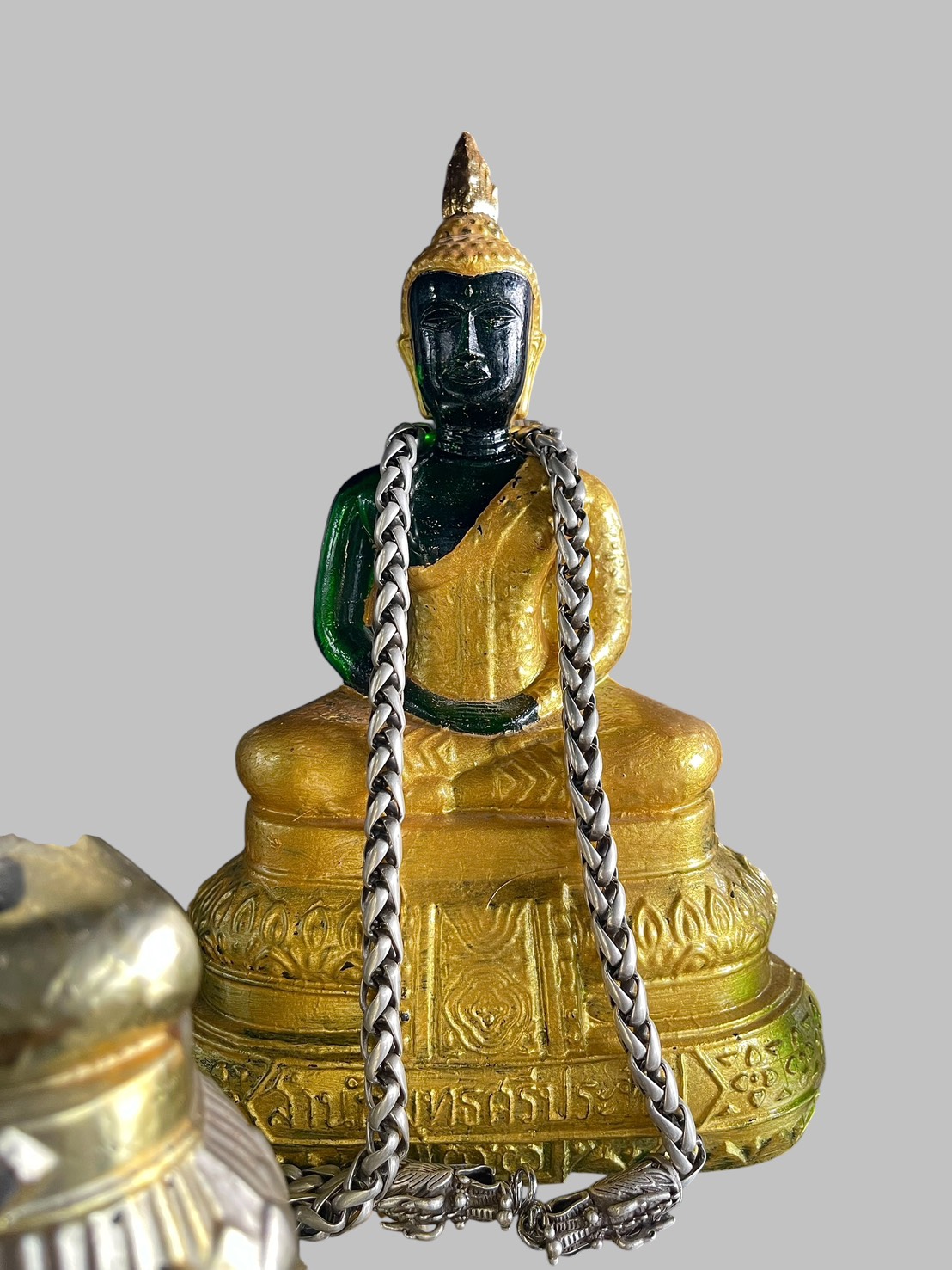 พระแก้วมรกต ปี2500 สีเขียว หน้าตัก5นิ้ว พระบูชายอดนิยม ปางสมาธิ วาระกึ่งพุทธกาล รูปที่ 4