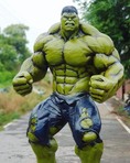 เดอะฮัค ตัวใหญ่ หุ่น The Hulk ยักษ์เขียว สูง2เมตร30ซม สภาพใหม่มือหนึ่ง