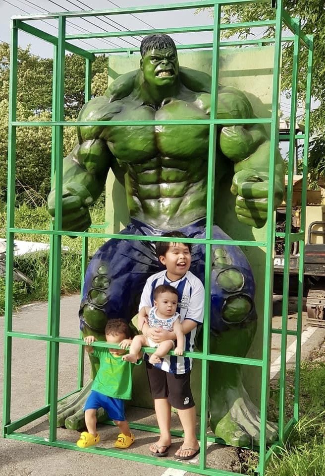 เดอะฮัค ตัวใหญ่ หุ่น The Hulk ยักษ์เขียว สูง2เมตร30ซม สภาพใหม่มือหนึ่ง รูปที่ 6