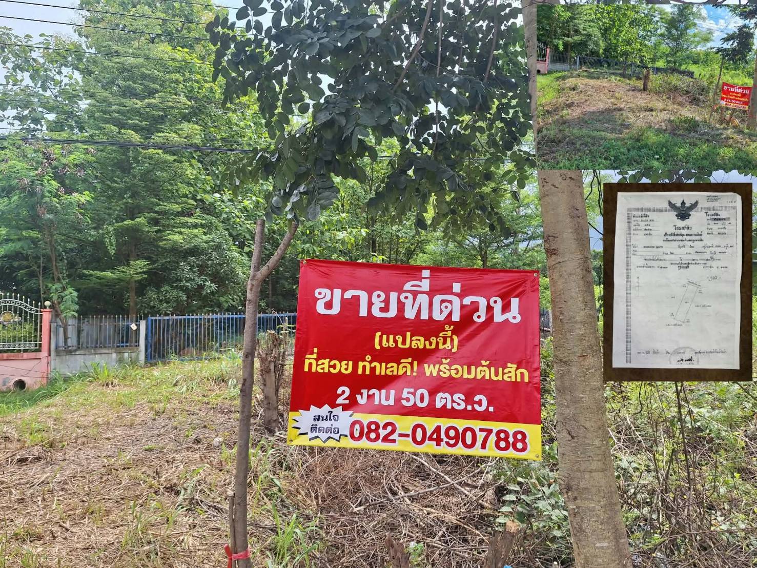 ขายถูกมาก!! ที่ดินเปล่า 250.7 ตร.ว. ติดถนน 4 เลน ทำเลทอง อ.หนองเรือ จ.ขอนแก่น ใกล้ตลาดเทศบาล โรงพยาบาลฯ รูปที่ 4