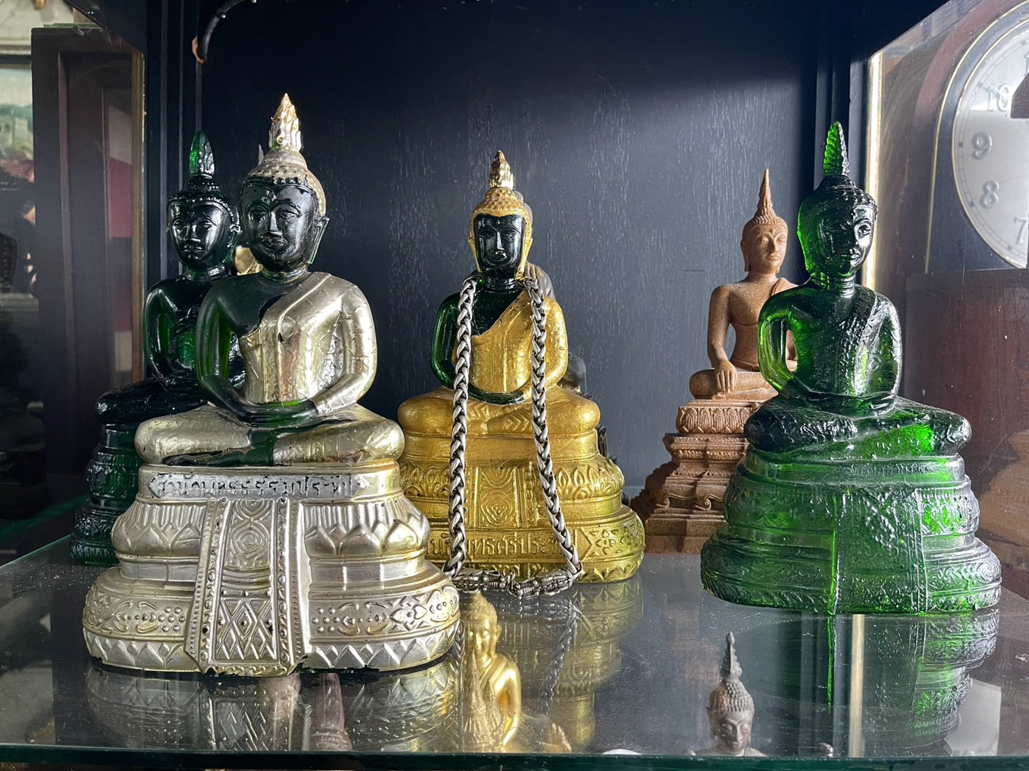 พระแก้วมรกต 25พุทธศตวรรษ ปี2500 หน้าตัก5นิ้ว พระบูชาพิมพ์นิยม ปางสมาธิ รูปที่ 5