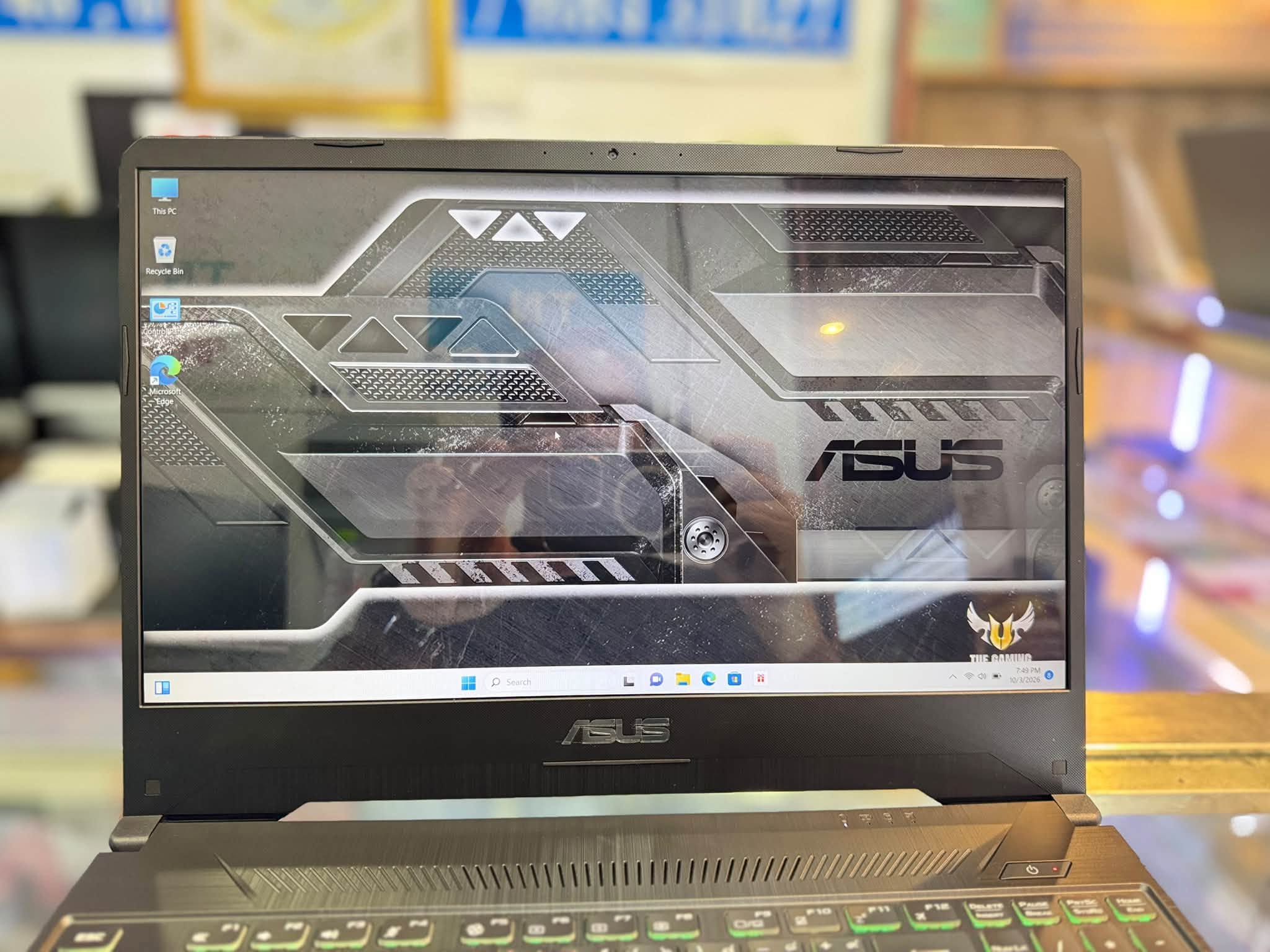 โน๊ตบุ๊คเกมมิ่ง ASUS TUF i7 GTX 1050 Ti มือสอง รูปที่ 6