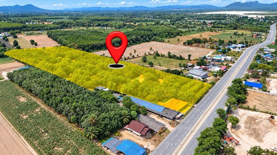 ขายที่ดิน 19ไร่ ติดถนน 3376  บ้านฉาง ระยอง  รูปที่ 3