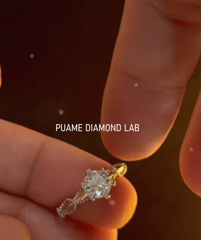 แหวนเพชร ดีไซน์สวยทันสมัย เพชรน้ำงาม ราคามิตรภาพ พร้อมใบรับประกันที่ปุอามี่ Diamond Lab Rama2(095-8894732) รูปที่ 5