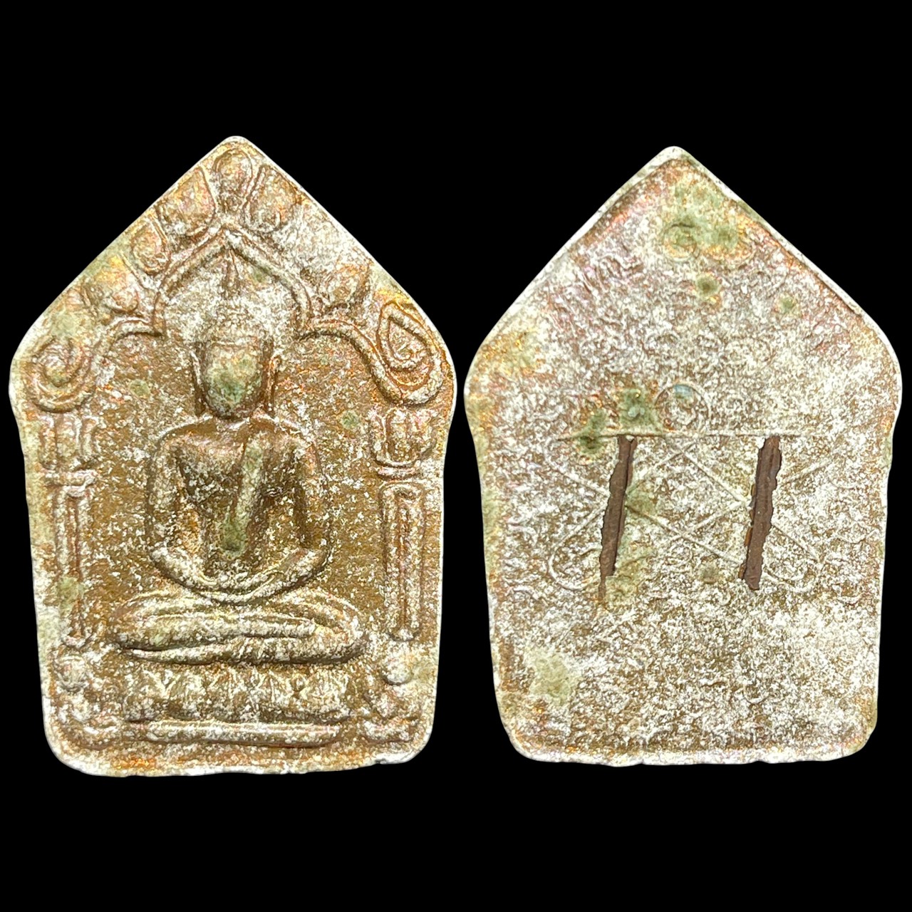 พระขุนแผนผงพรายกุมาร หลวงปู่ทิม วัดละหารไร่ ระยอง ปี2515 บล็อกแรกB รูปที่ 4
