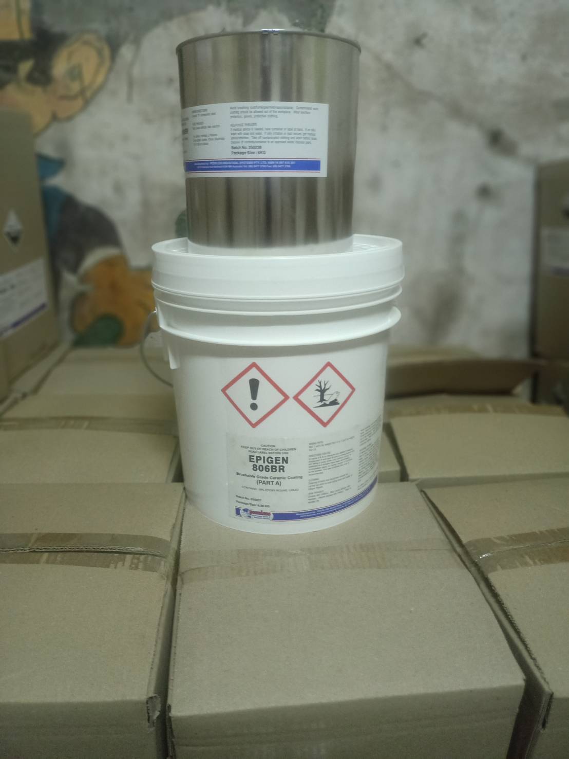 EPIGEN 806 BR  Brushable Abrasion Resistant Composite อีพ็อกซี่เซรามิคทาโลหะเพื่อปัองกันการกัดกร่อน  สนิม การเสียดสี  สารเคมี  รูปที่ 3