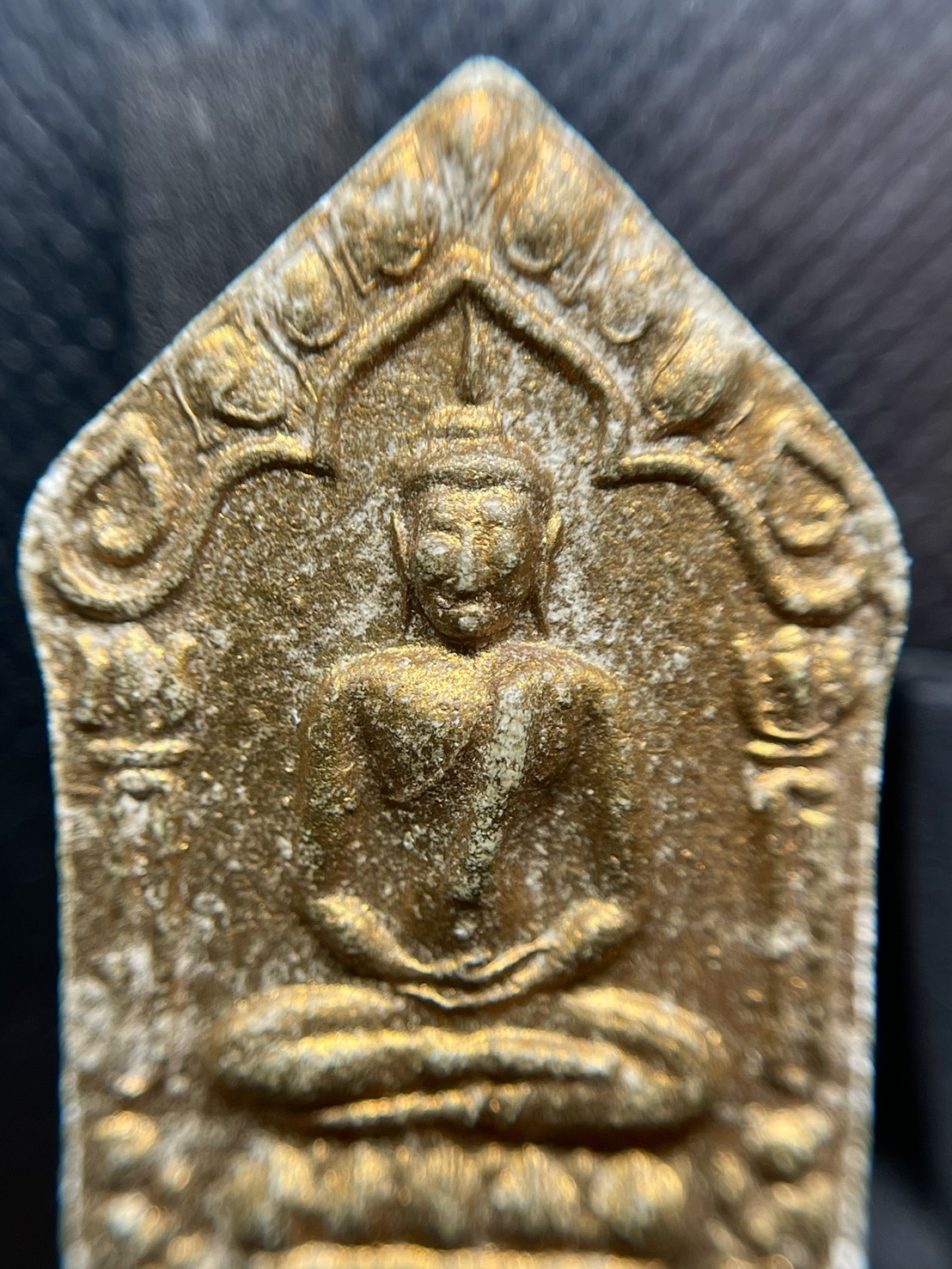 พระขุนแผนผงพรายกุมาร หลวงปู่ทิม ปี15 บล็อกแรกB ทาบรอนซ์ทอง ฝังตะกรุดโทน รูปที่ 6