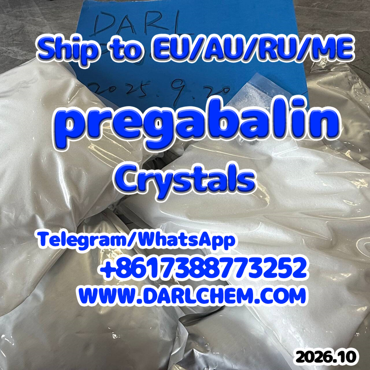 Europe Supplier of pregabalin crystals powder 148553-50-8 รูปที่ 4