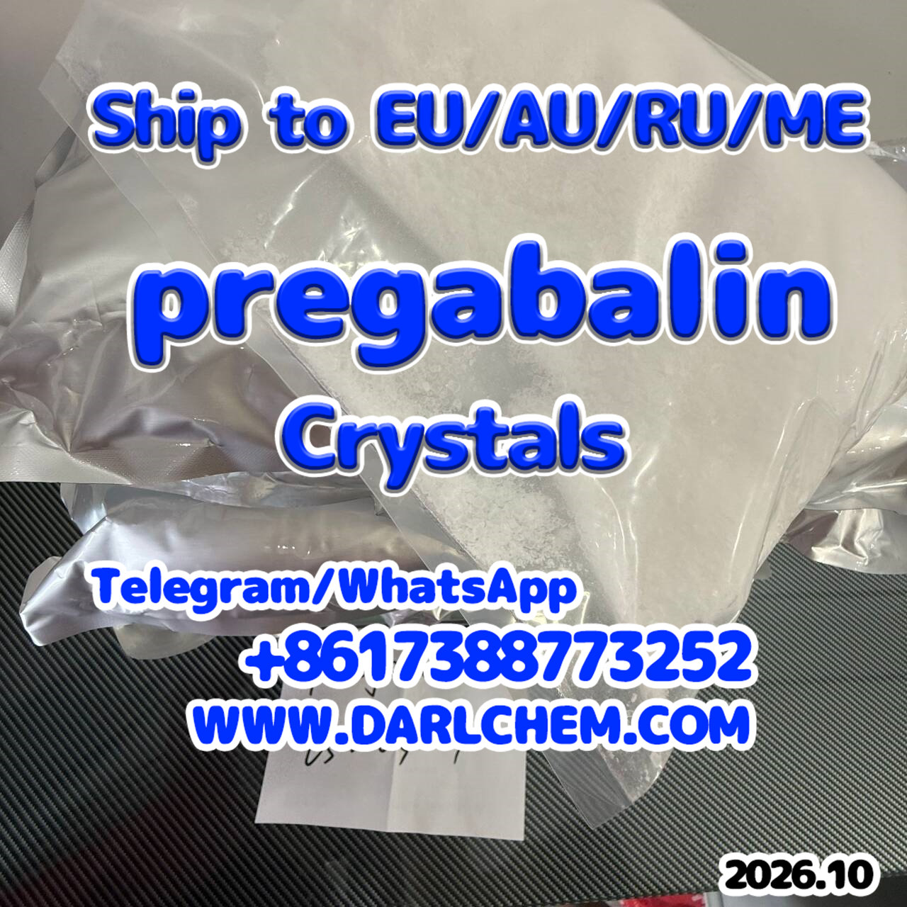 Europe Supplier of pregabalin crystals powder 148553-50-8 รูปที่ 3