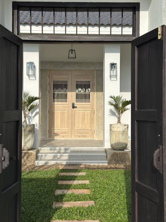 บ้านชั้นเดียวสไตล์ Contemporary Asian Tropical วิวดอยสุเทพ แม่โจ้ สันทราย เชียงใหม่ รูปที่ 4