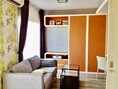 เมืองทองธานี 900ม. 34.27ตร.ม.พร้อมเฟอร์ฯ Double Lake Condo เมืองทองธานี 1 นอน 1 น้ำ ชั้น7 ฝั่งทิศเหนือ ใกล้ตลาดบุญเจริญ