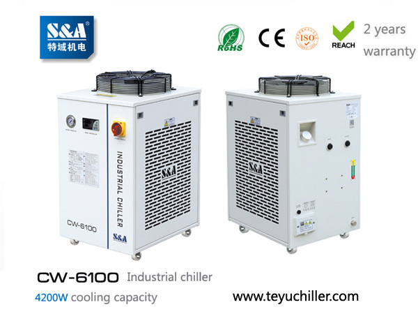 รูปภาพ ​S&A industrial compressor refrigeration chiller CW-6100 factory