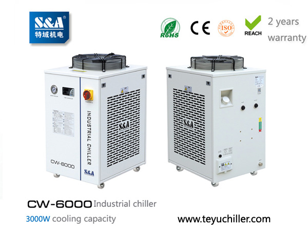 รูปภาพ ​S&A water chiller CW-6000 with 3KW cooling capacity and environmental refrigerant