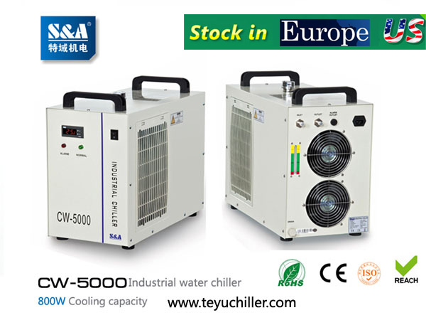 รูปภาพ ​S&A industrial water chiller CW-5000 manufacturer for co2 laser