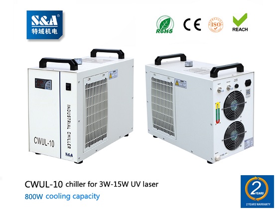 รูปภาพ ​S&A air cooled water chiller CWUL-10 for 3W-15W UV laser
