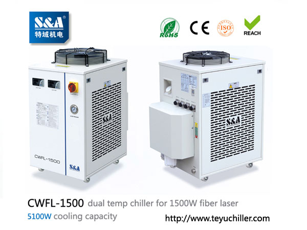 รูปภาพ S&A water chiller CWFL-1500 for cooling 1500W metal fiber laser machine