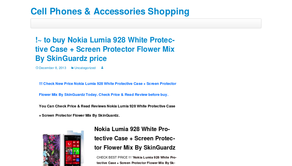 !~  to buy nokia lumia 928 white protective case + screen protector   flower mix by skinguardz pricecell phones & accessories shopping | cell phones & accessories shopping รูปที่ 1