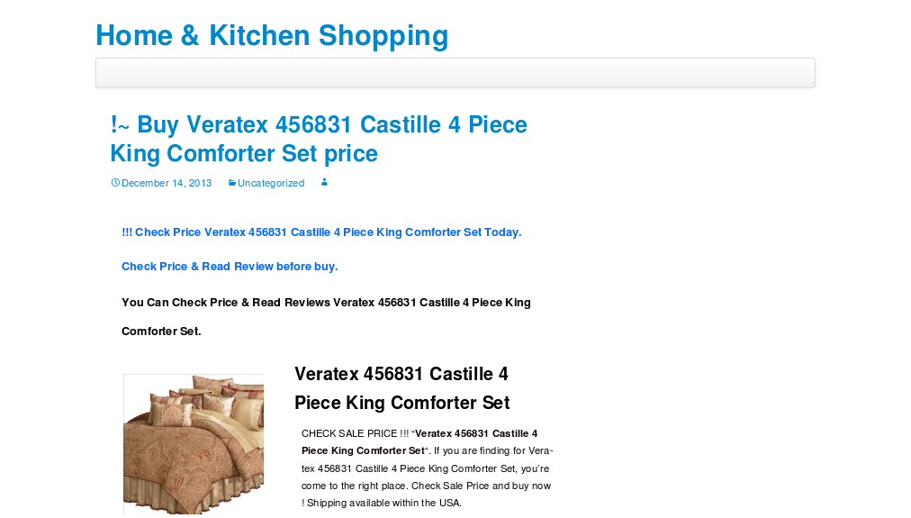 buy veratex 456831 castille 4 piece king comforter set pricehome & kitchen shopping | home & kitchen shopping รูปที่ 1