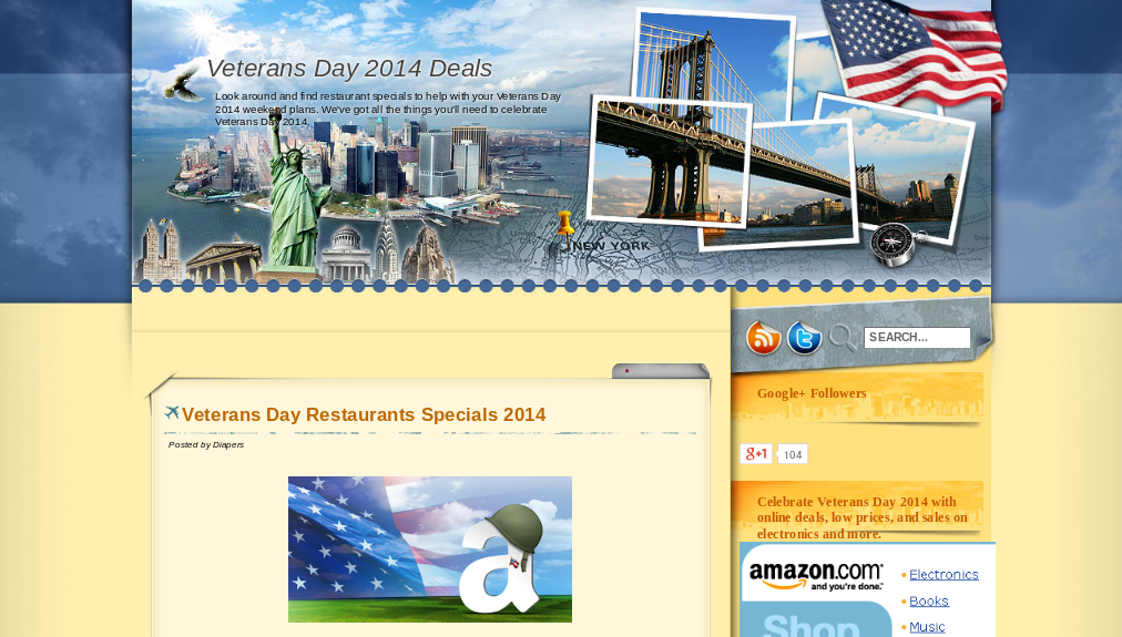 Information about Veterans Day 2014 Deals                 รูปที่ 1