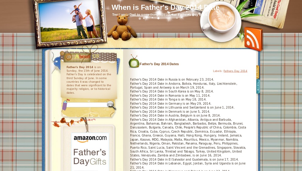 Whens Fathers Day 2014 Date                                                                 รูปที่ 1